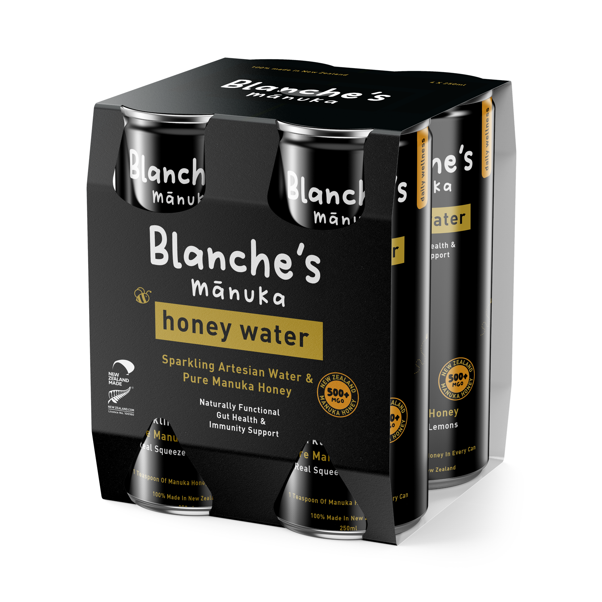 Blanche's Manuka Honey Water 4-Pack