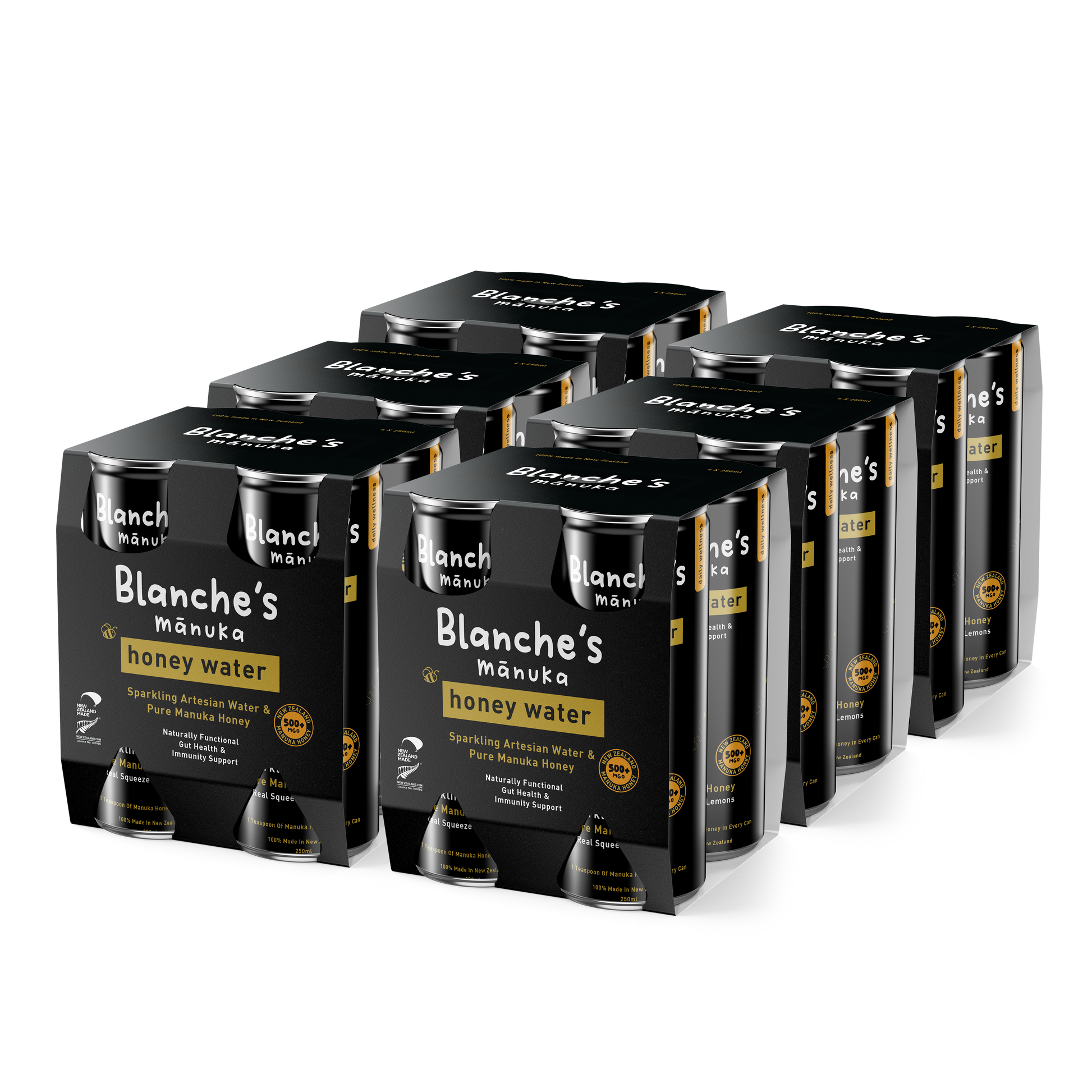 Blanche's Manuka Honey Water Case ( 6 X 4 Pack )
