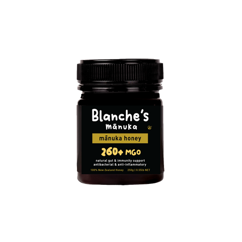 Blanche's Manuka 260+MGO Manuka Honey 250g Jar