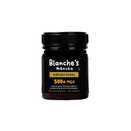 Blanche's Manuka 500+MGO Manuka Honey 250g Jar